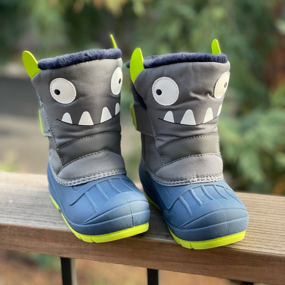 Cat & Jack Monster Toddler Snow Boots- NWOT